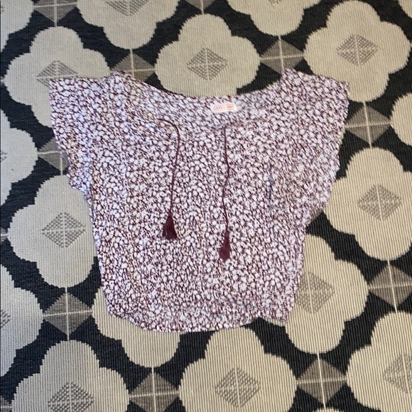 Cape Juby Tops - Floral crop top